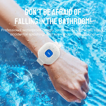 Waterproof Tuya Smart Wifi Safety SOS Bracelet Emergency Alert SOS Watch Elderly Fall Alarm SOS Call Panic Button